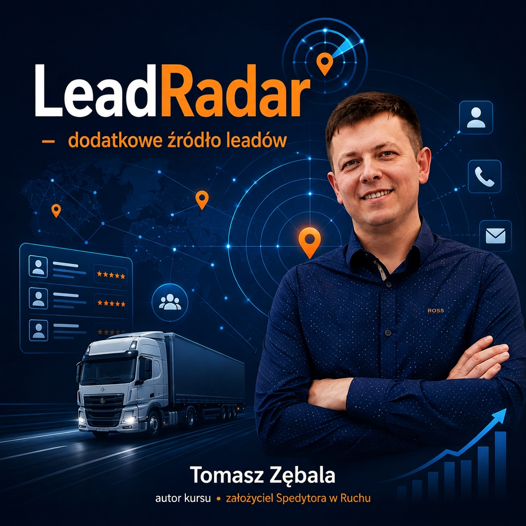 Tomasz Zębala - autor kursu LeadRadar